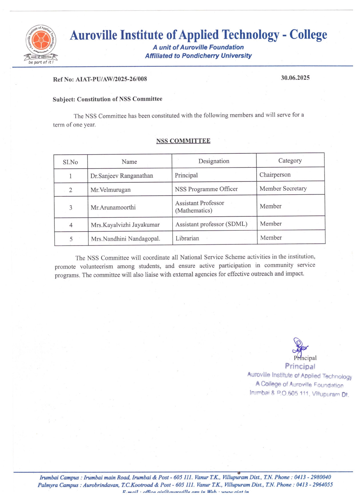 NSS Committee