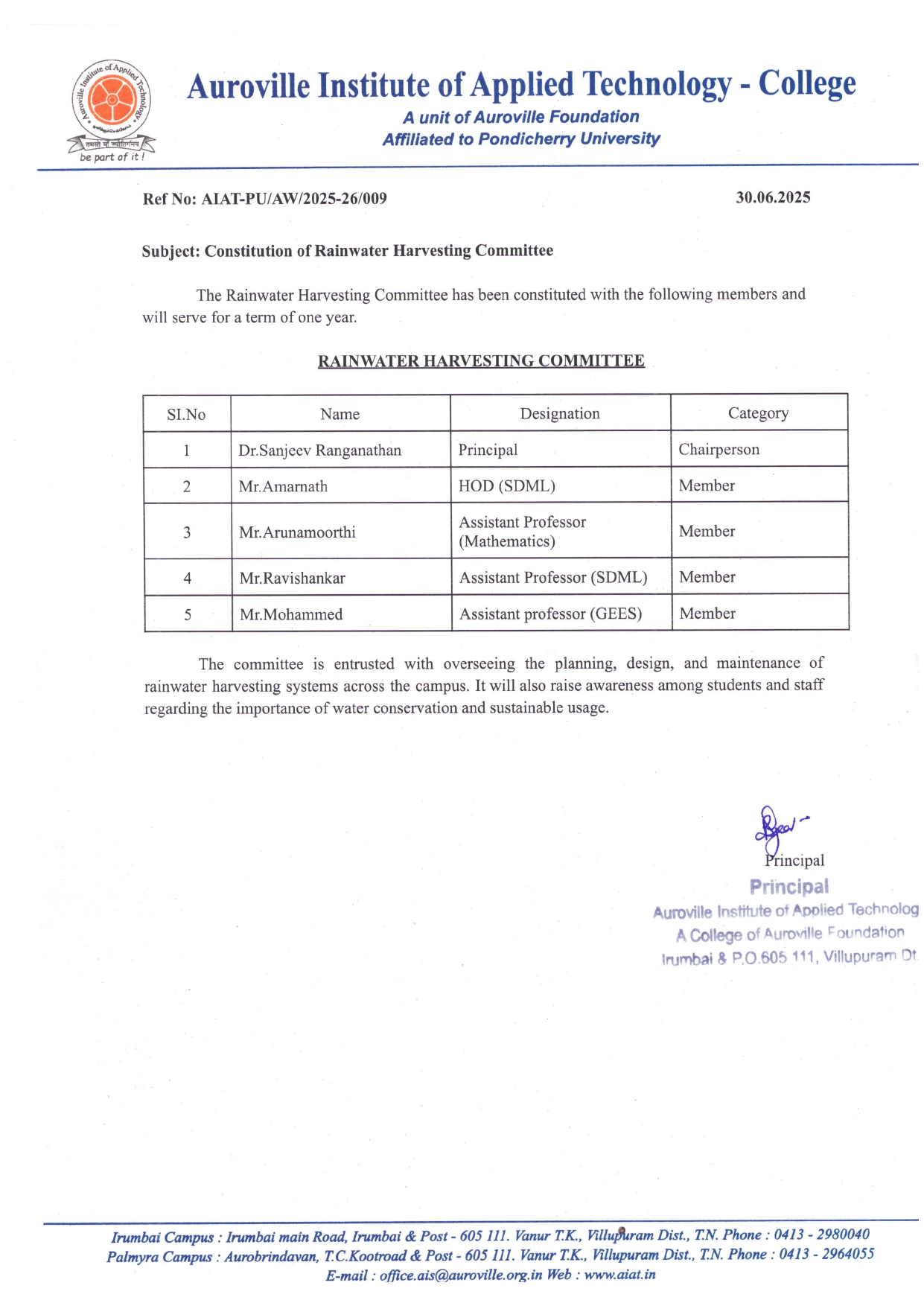 Rainwater Harvesting Comittee.jpg