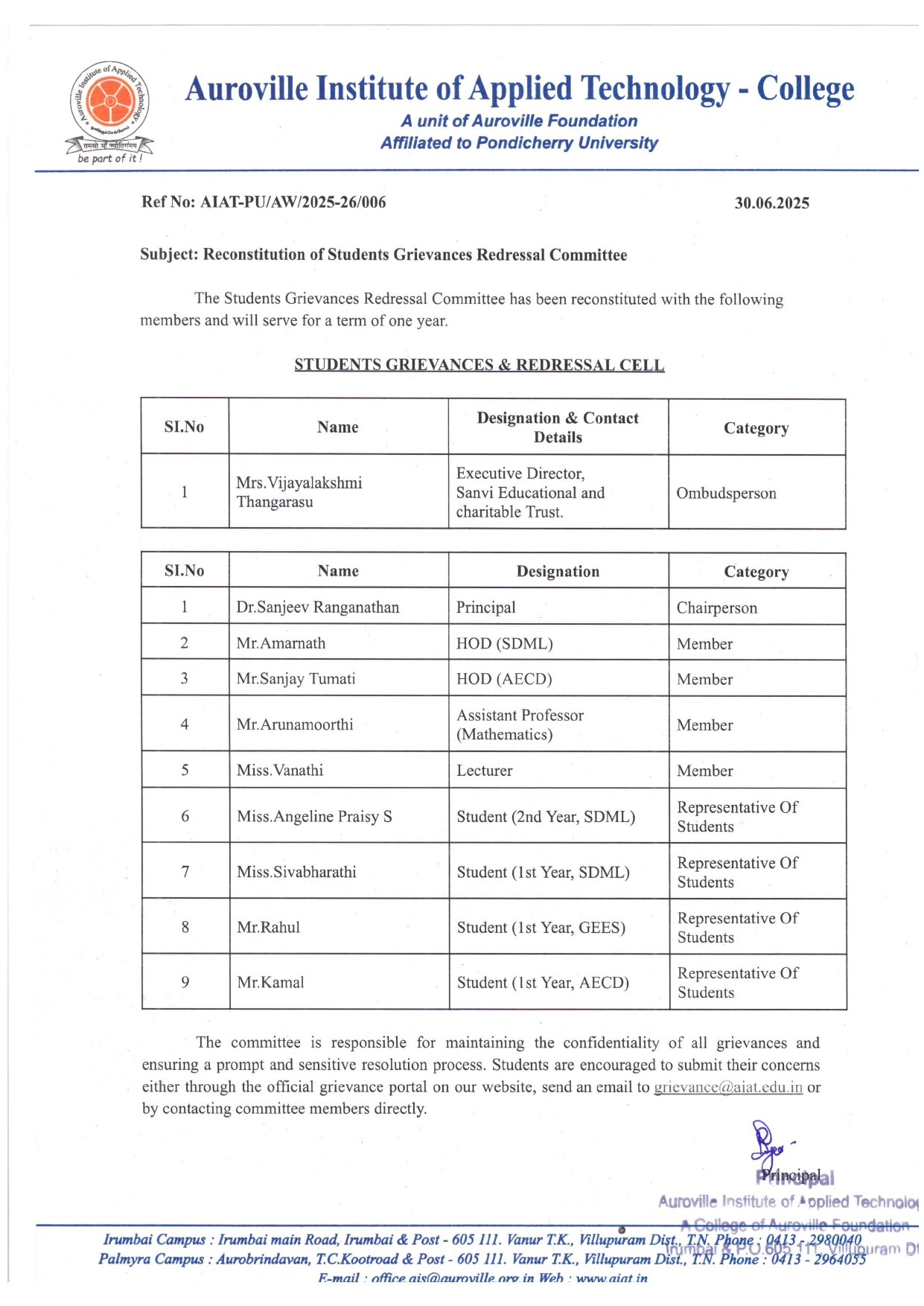 Students Grievance Redressal Comittee(SGRC).jpg