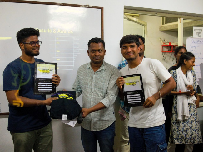 Cloudflight Coding Contest at Auroville Institute of Applied Technology